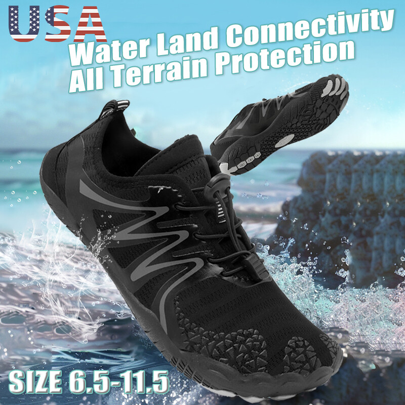 Mens Water Shoes Barefoot Beach Swim Quick Dry Surf Aqua Sport Beach Vacation US
