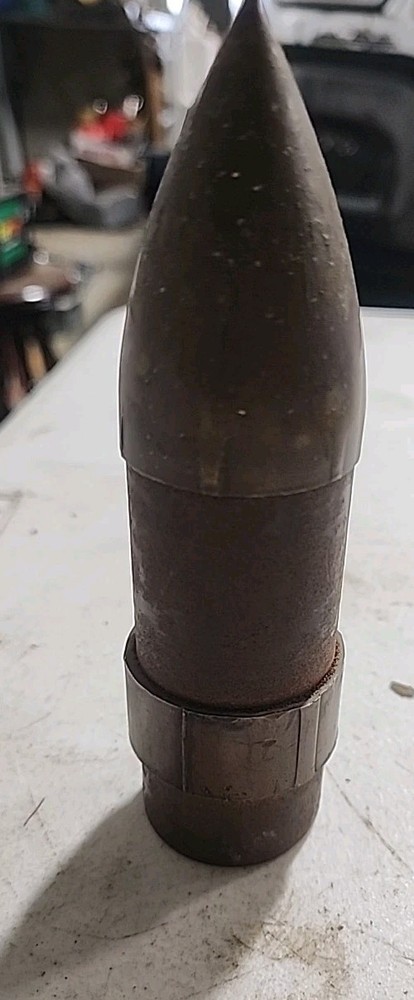 Antique Military Dummy Arrillery Shell? Trench Art? WW2? Neat Piece 5.5