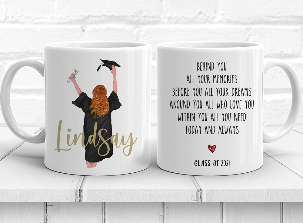 Personalized Graduation Gift Ideas Behind You All Memories Graduation Mug