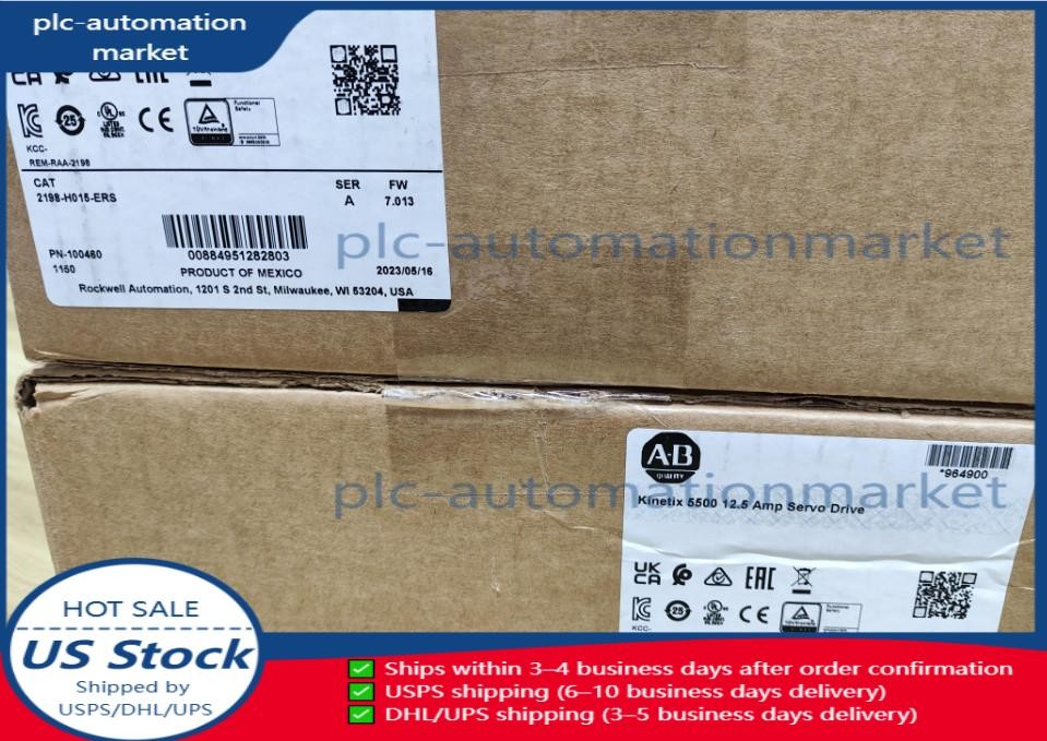 Allen-Bradley 2198-H015-ERS 195-528 VAC 12.5A Servo Drive NEW 2198H015ERS AB