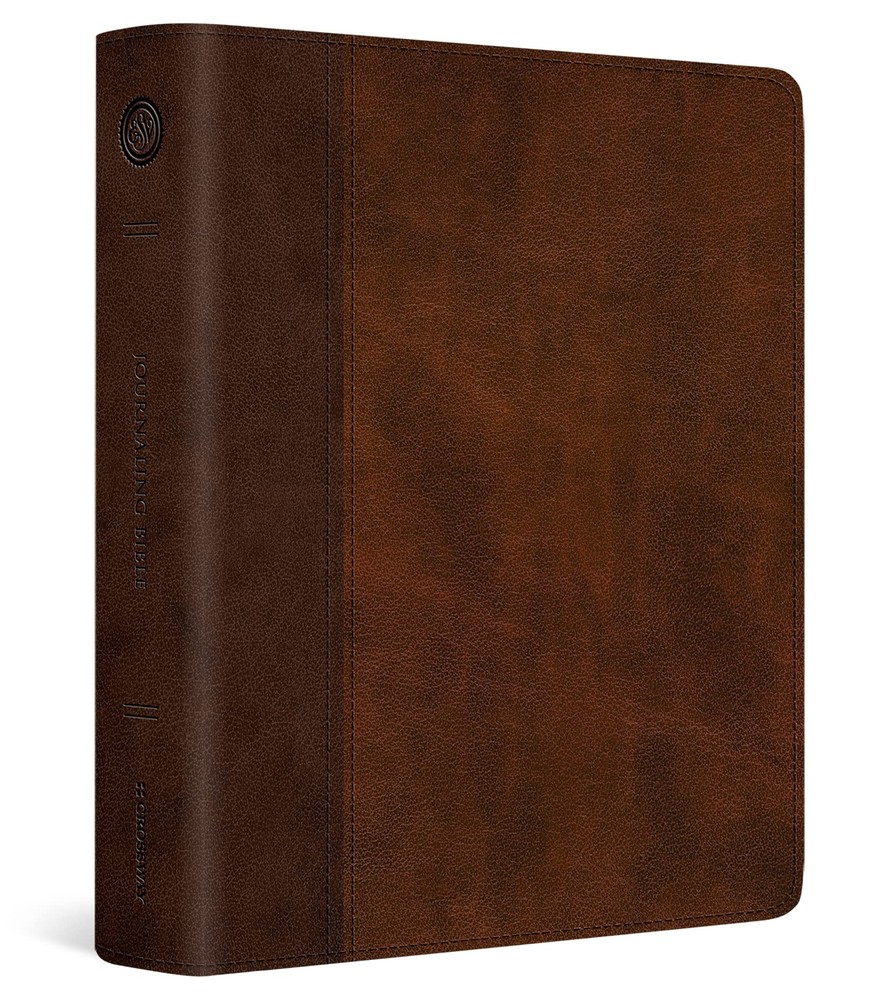 ESV Journaling Bible in Brown Tan TruTone with Timeless Design