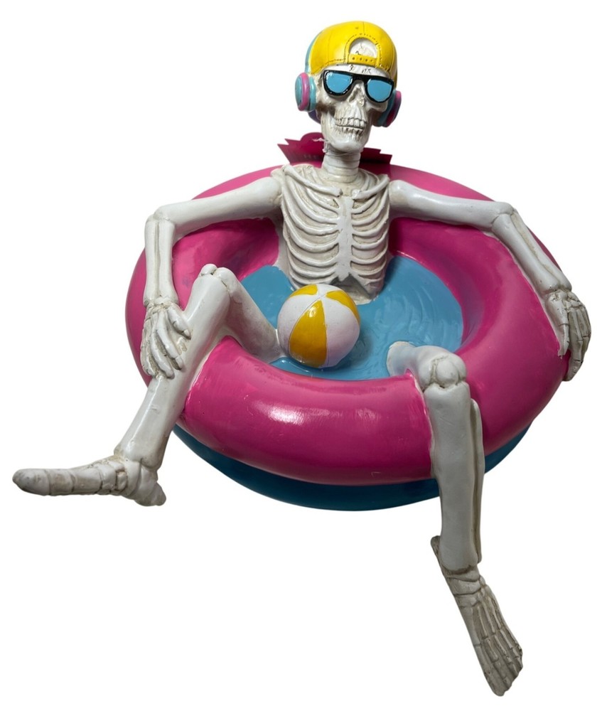 Skeleton Seasonal Decor Pool Float New With Tags-image