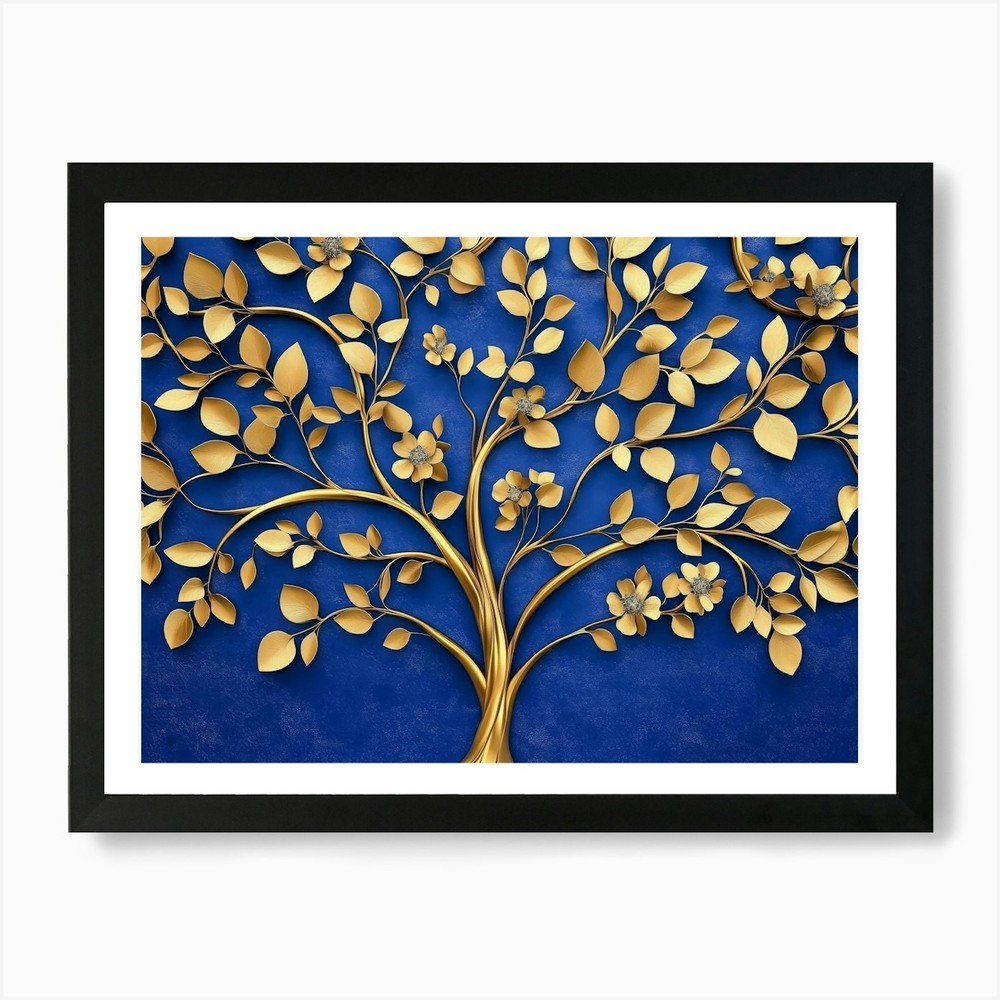 Tree of Life 96 Framed Art Print Canvas Wall Decor Picture  