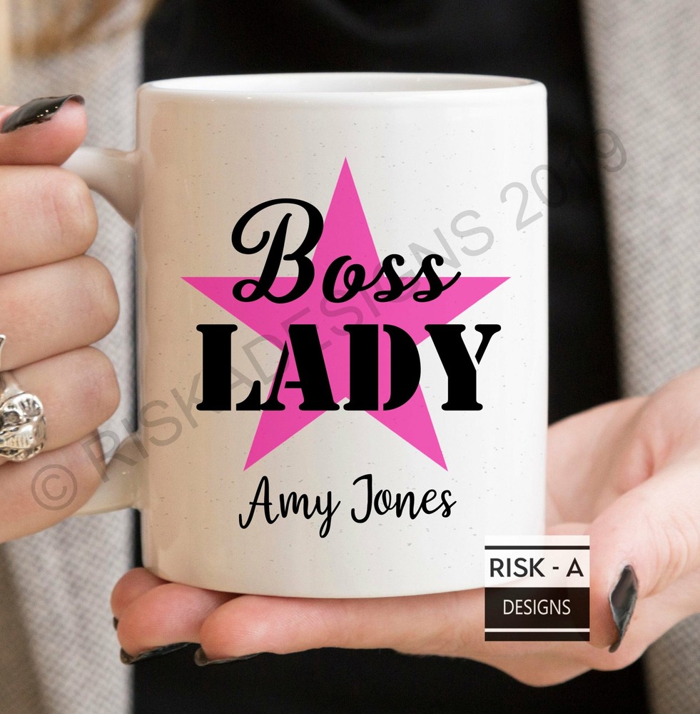 Personalised Gift Boss Lady Mug Female Boss Birthday Boss Birthday Gift Coworker