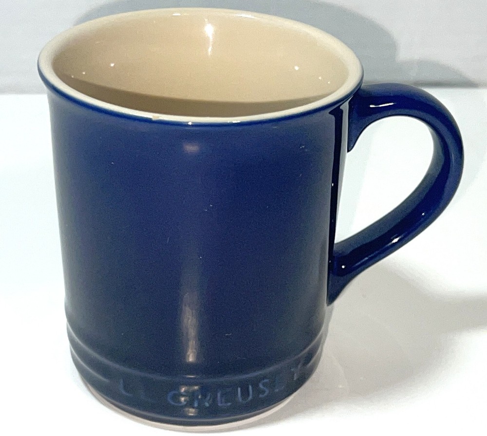 Le Creuset Dark Blue 12 oz Stoneware Coffee Mug