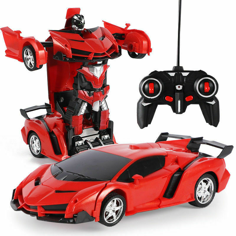 Transformer RC Robot Car Radio Remote Control Vehicle Kids Boys Toy B-Day Gift