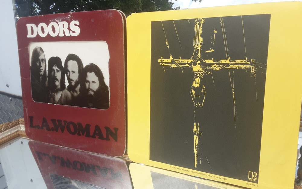 THE DOORS L.A. Woman Vinyl LP 1971 FIRST PRESS Die-out Sleeve w/Original Insert