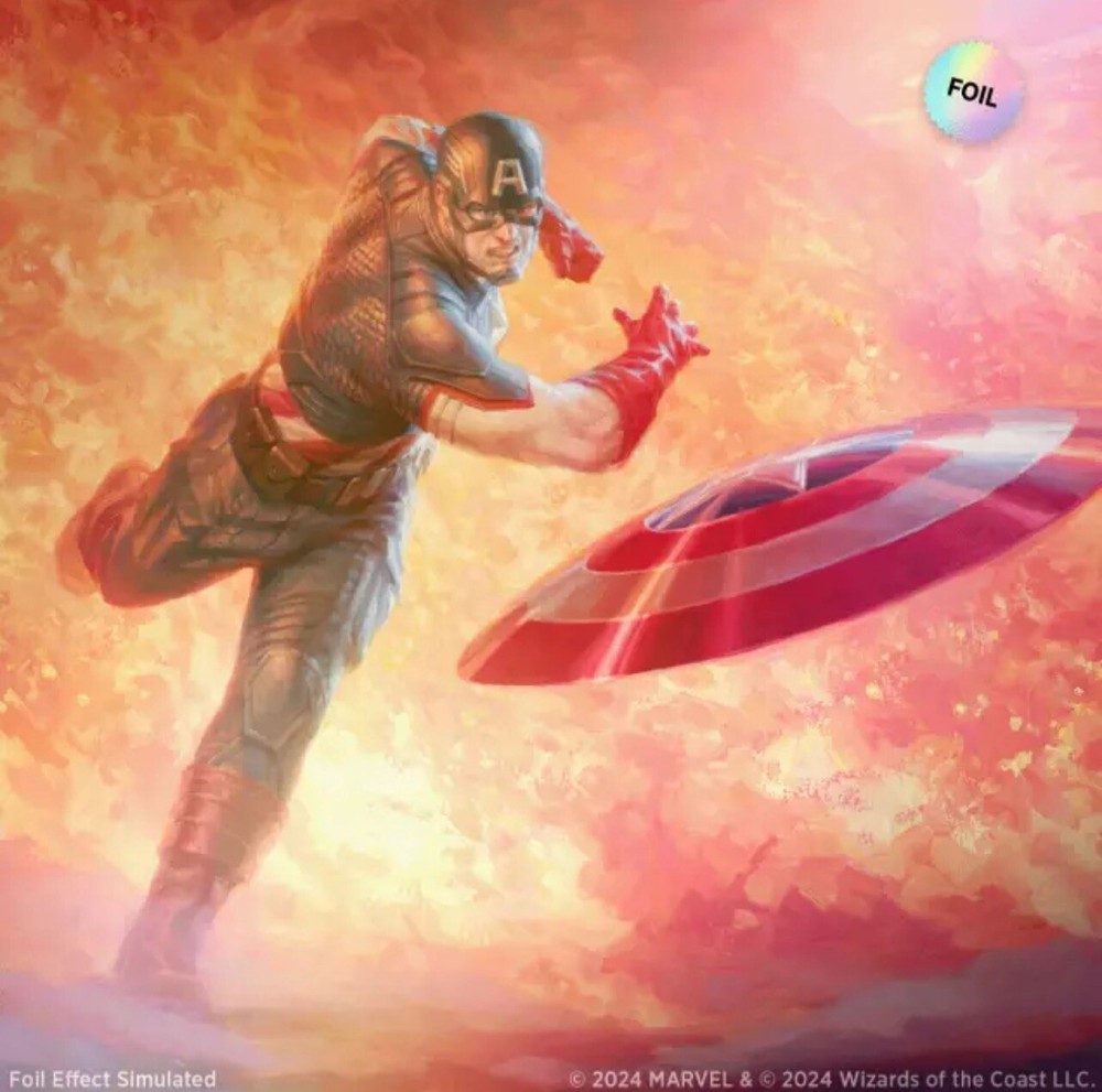 MTG Secret Lair x Marvel's Captain America - Rainbow Foil - Confirmed Order