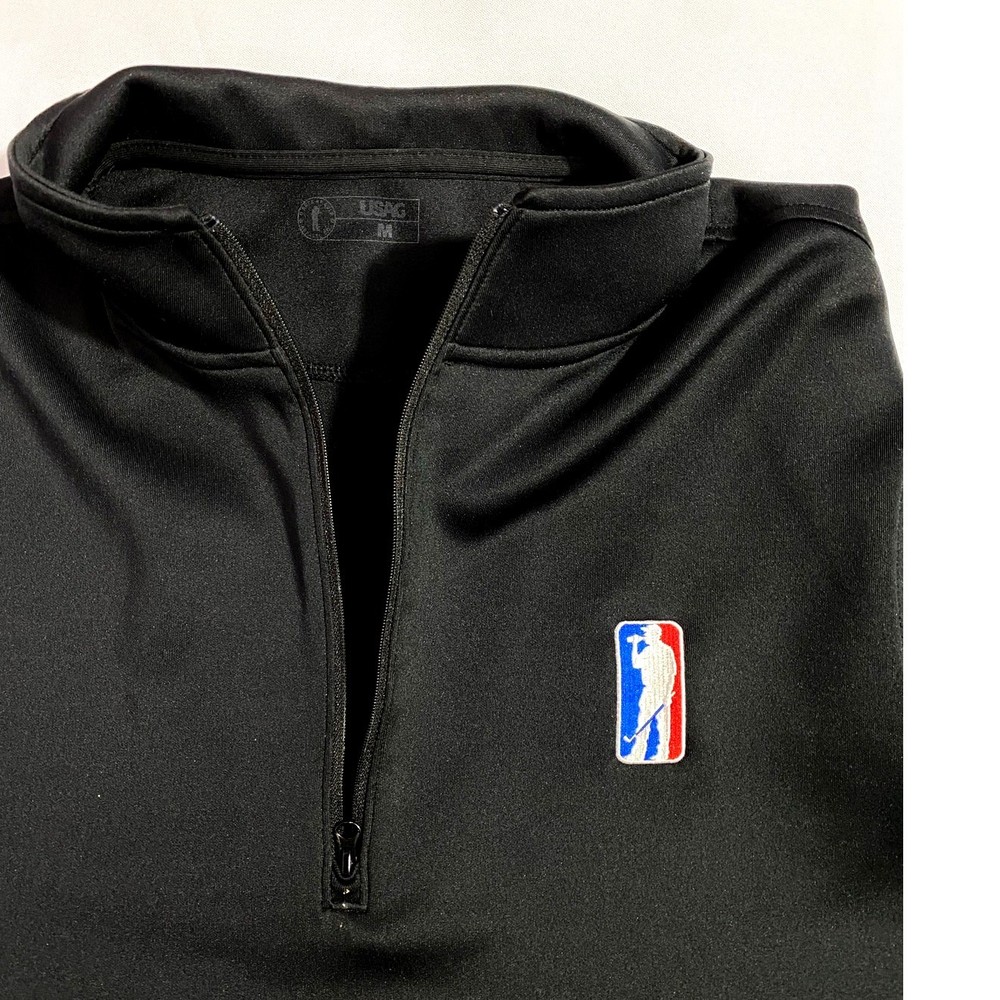 U Suck At Golf USAG 1/4 Zip Pullover Hoodie Men’s Size Medium Performance
