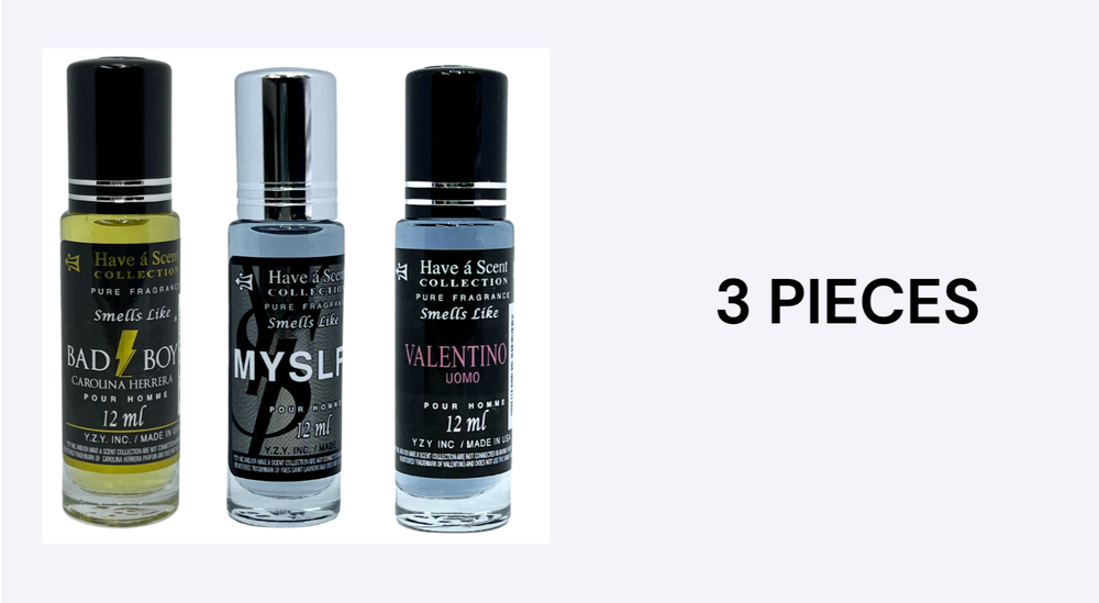 Men Assorted Roll On Oil 12 ML 3pc Limited Time Only-image