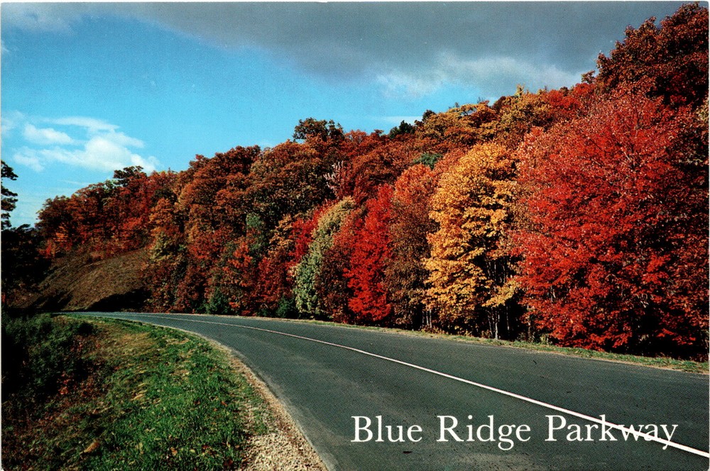 Blue Ridge Parkway, North Carolina, Jim Doane, Aerial Photography Postcard