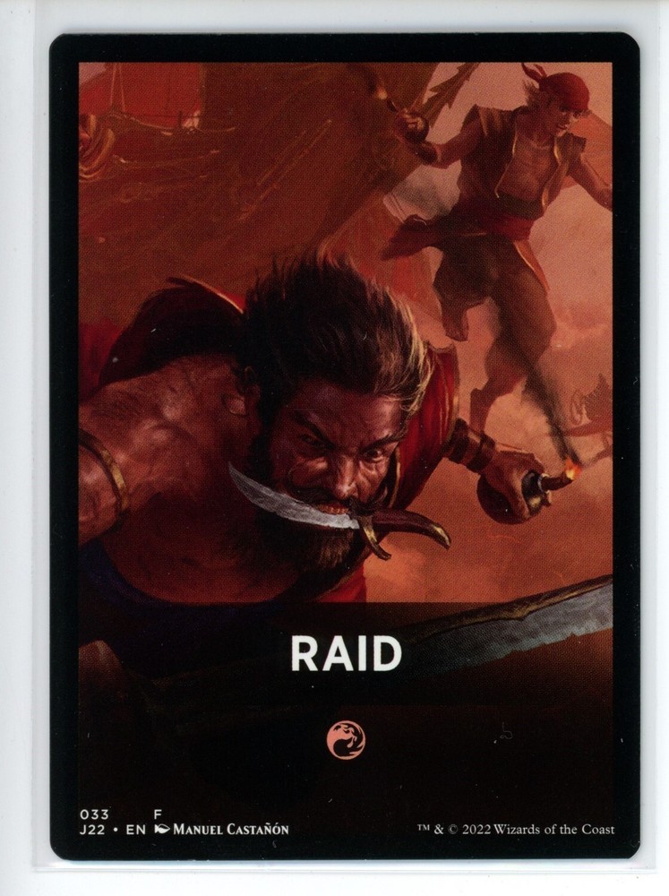RAID THEME CARD Jumpstart 2022 #33 J22(NM+)(MTG)