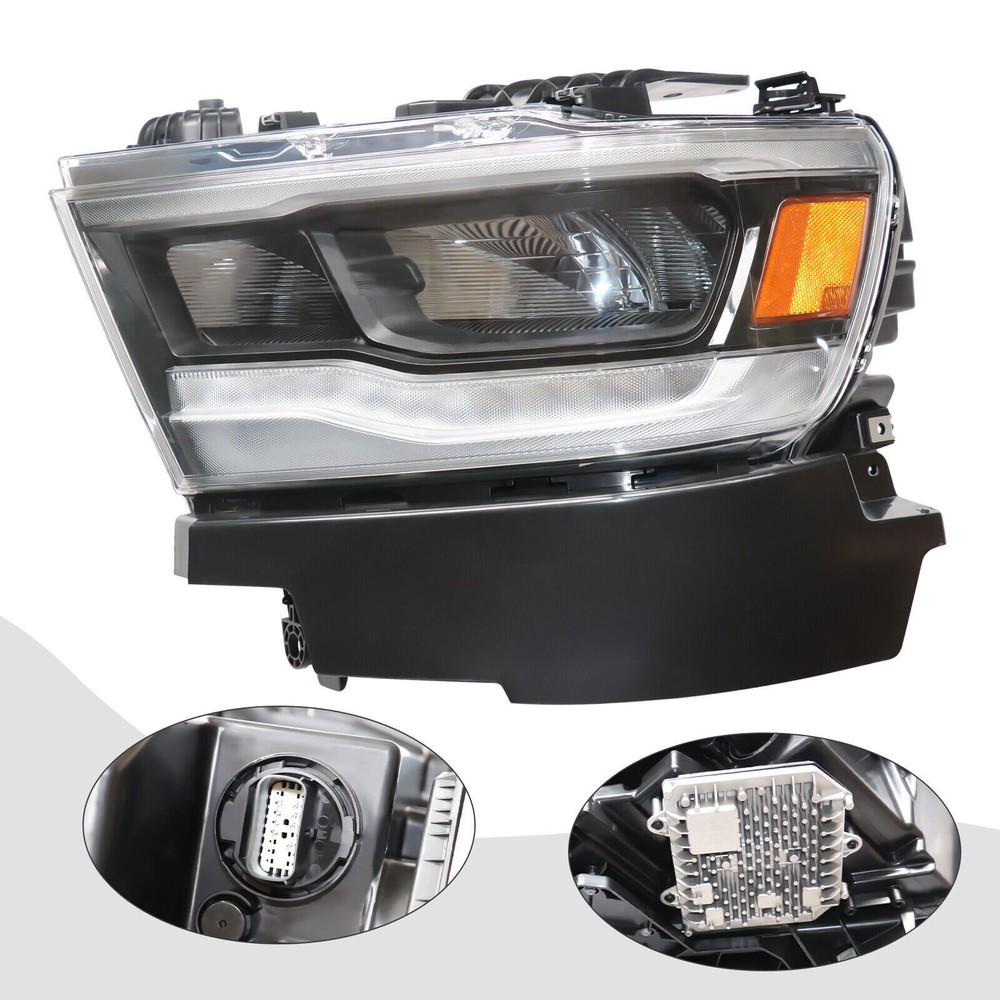 Full LED Headlight Headlamp Left Driver Side For 2019-2022 Dodge Ram 1500 TRX