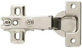 European Concealed Cabinet Self Closing Half Overlay Hinge and Plate