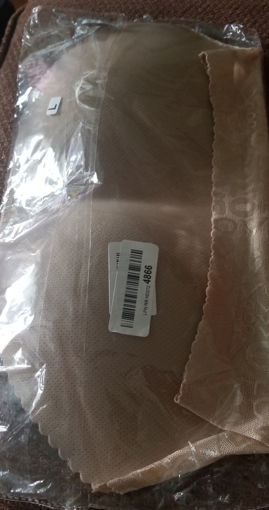 Women's Nude Butt Lifting Underwear Size L - New