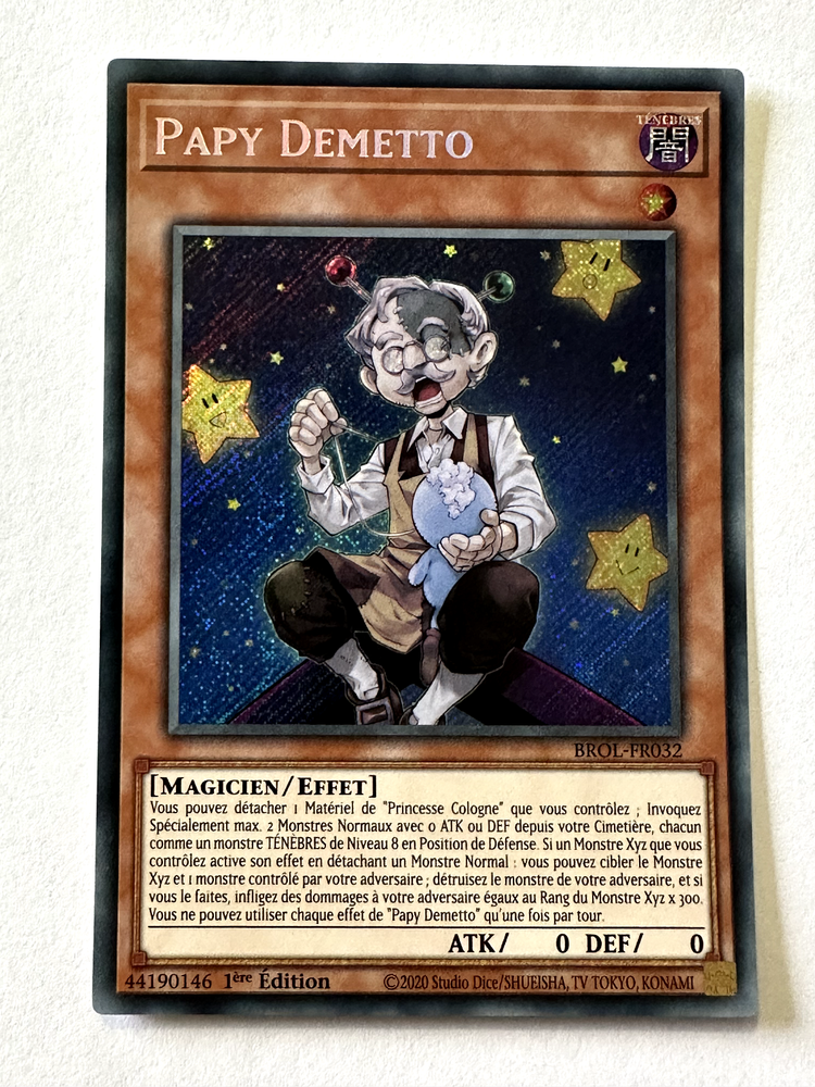 Yu-Gi-Oh JCC Papy Demetto BROL-FR032 Rare Trading Card