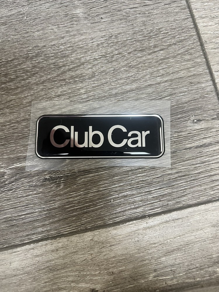 Club Car Golf Cart Decal Silver Rear Seat Foot Step OEM 102278802