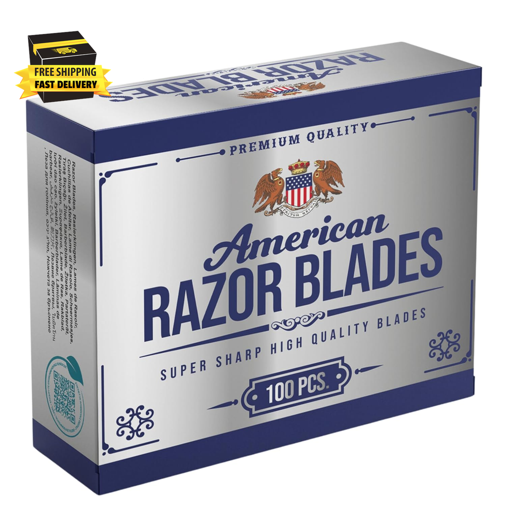 Super Sharp American Razor Blades with Japanese Steel - Double Edge Safety Blades