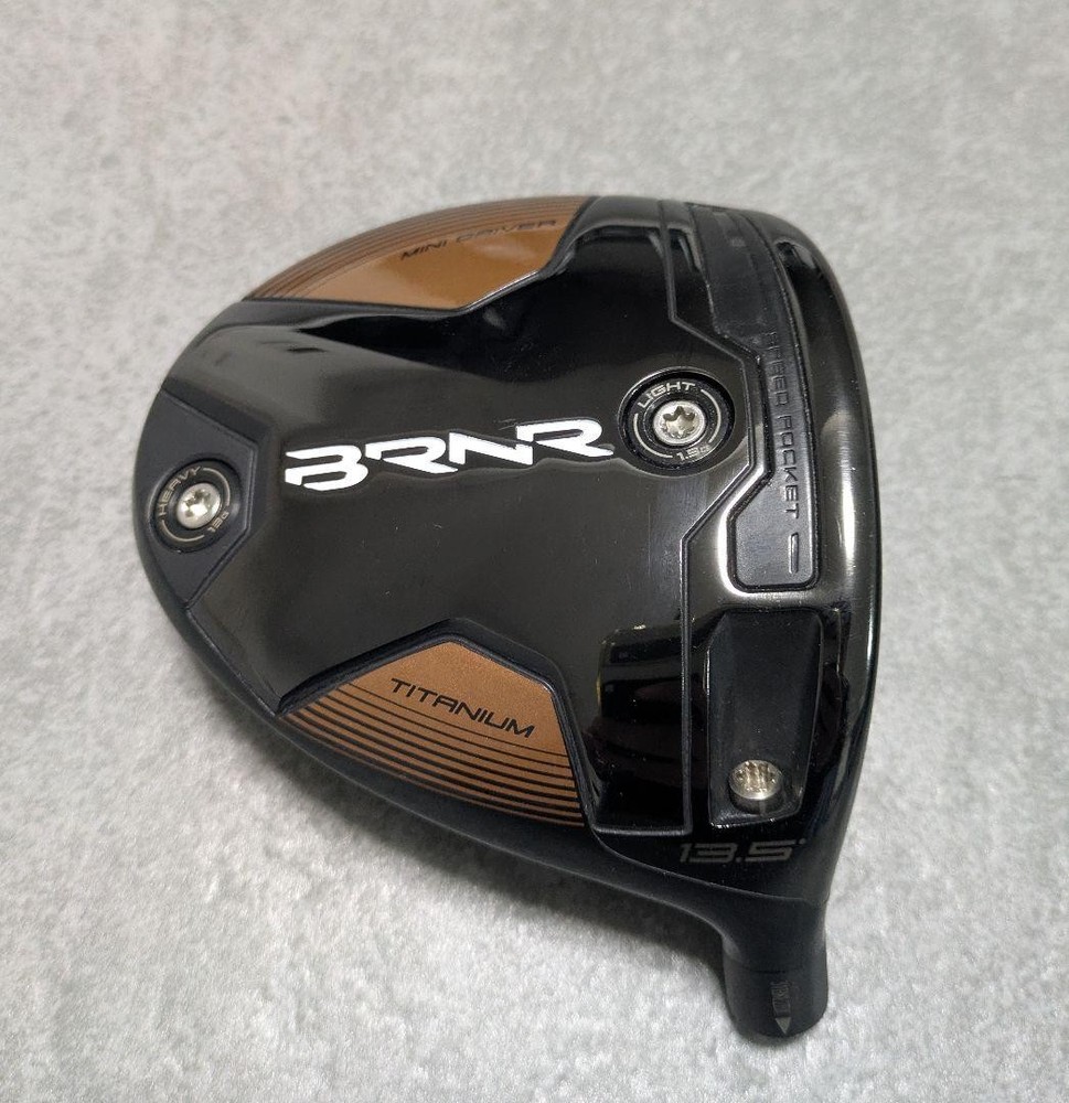 Taylormade BRNR Mini Driver 13.5deg RH Head Only HeadCover Used