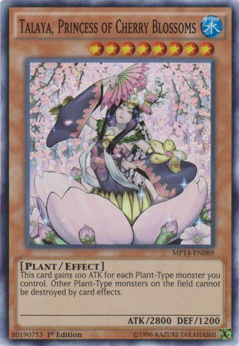 Talaya Princess of Cherry Blossoms MP14-EN089 Super Rare 1st Ed x1