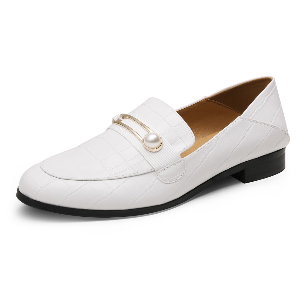 Women Loafers Comfort Slip On Casual Shoes Flats Shoes Work Shoes