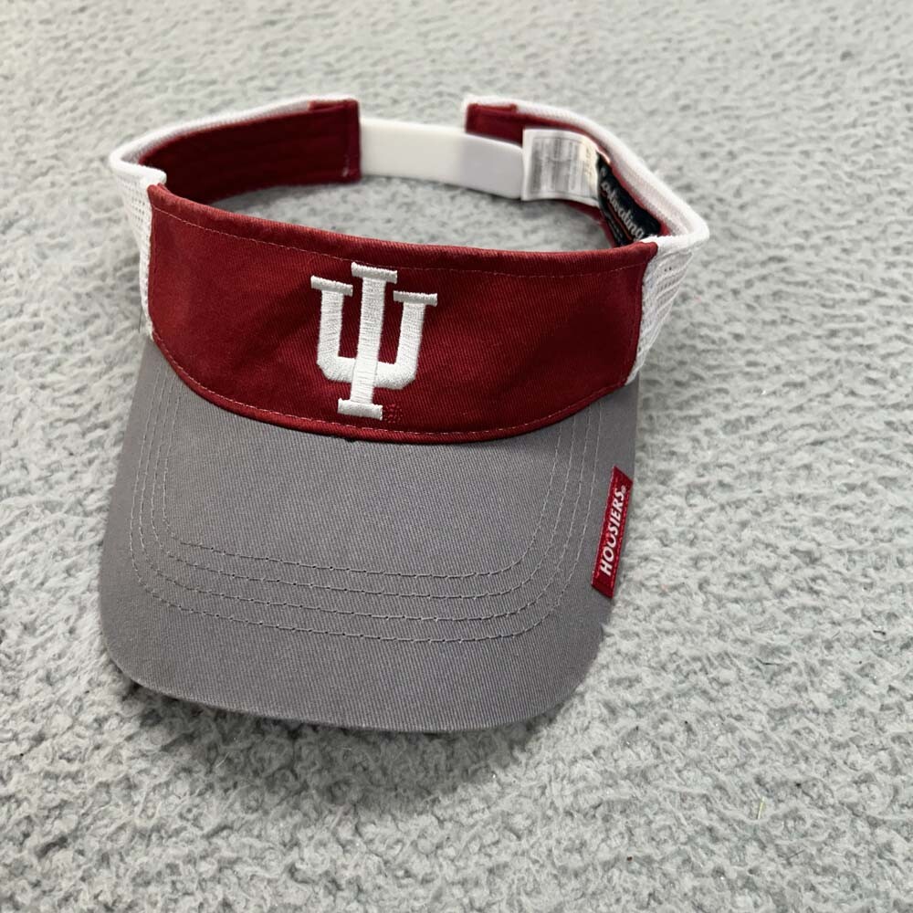 Indiana Hoosiers Cap Hat Men One Size Visor Sun Protection IU Snapback