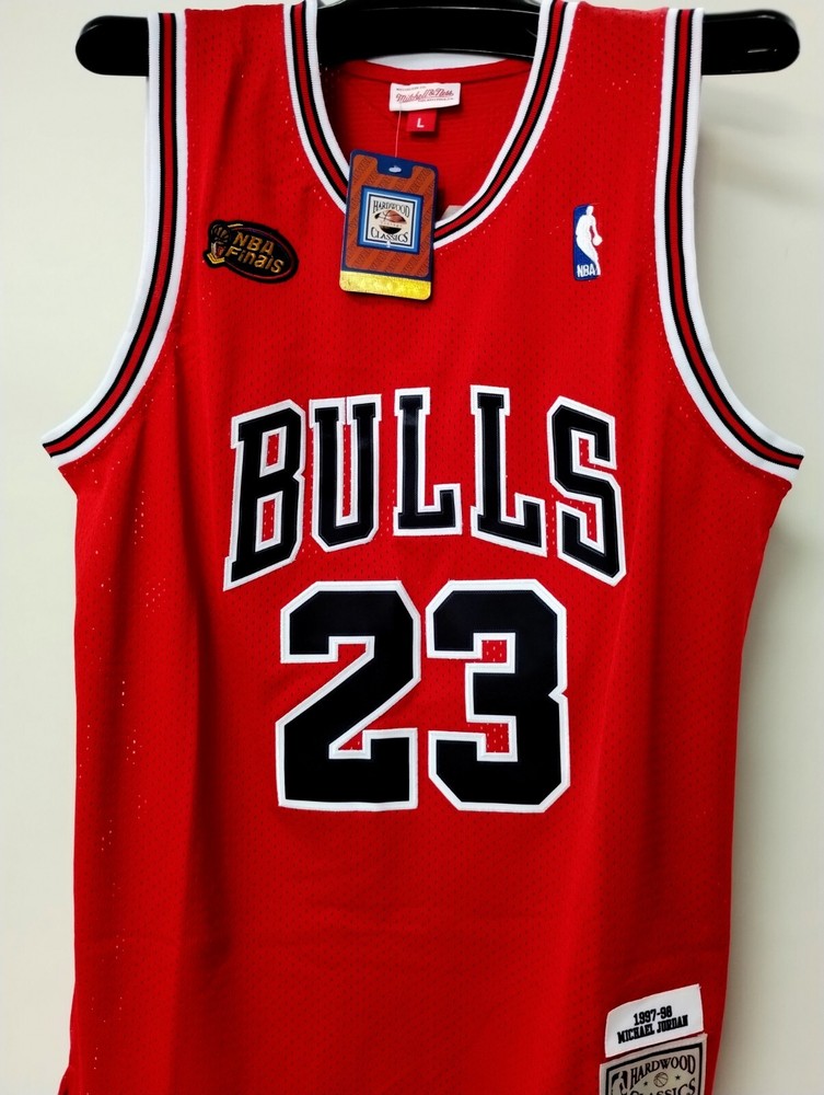 Chicago Bulls Jersey Michael Jordan #23 Red Throwback Stitched Jersey US Seller