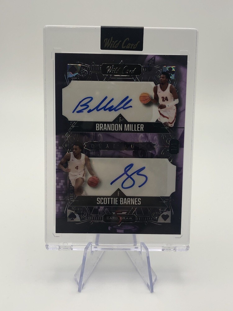Scottie Barnes Brandon Miller Wild Card 1/1