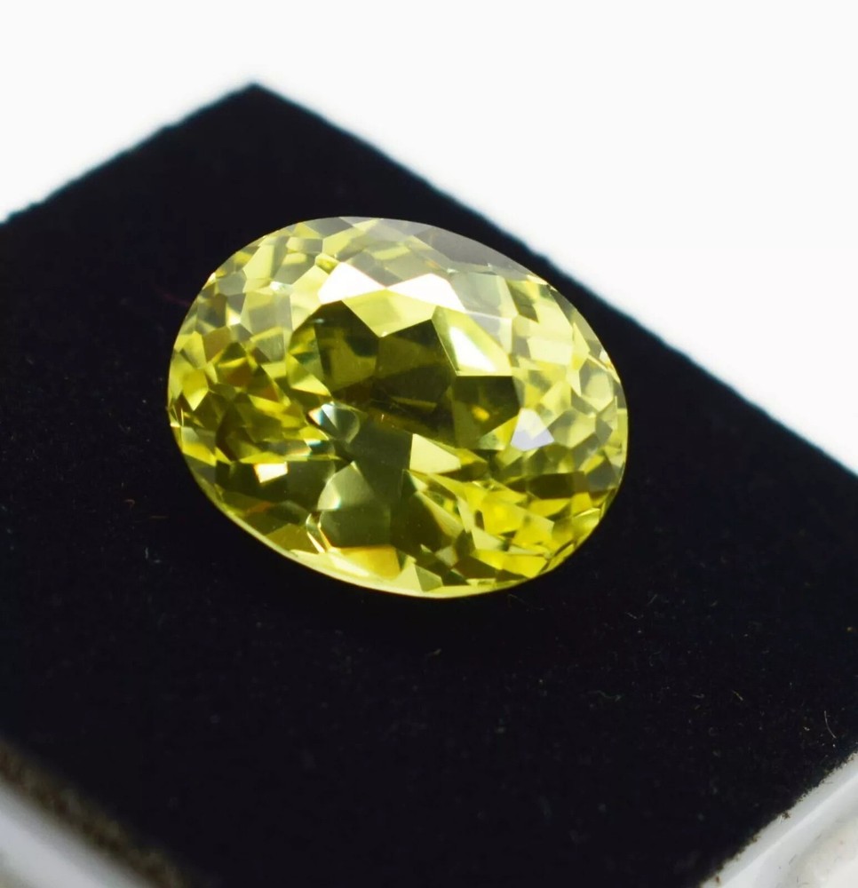 Yellow Sapphire Oval Shape Gemstone Certified 9.26 Ct Natural Beautiful