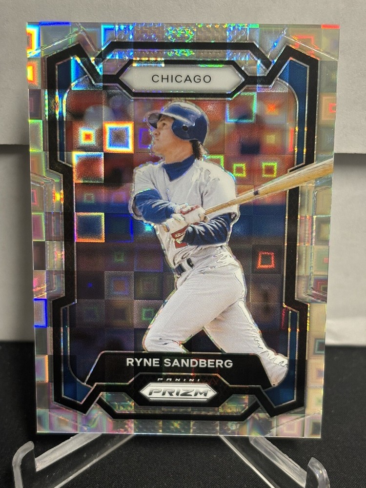2024 Panini Prizm Ryne Sandberg Pandora Prizm /199 #211 Chicago Cubs Premium Set Card