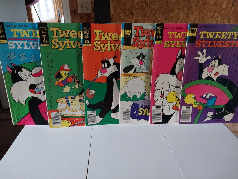 Lot Of 6 Tweety & Sylvester Comic Books 1972-1979