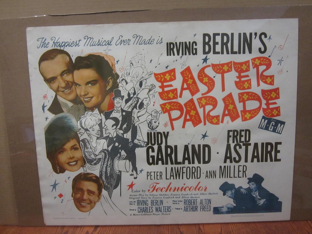 Vintage Irving Berlin's Easter Parade reprint poster movie musical 3763