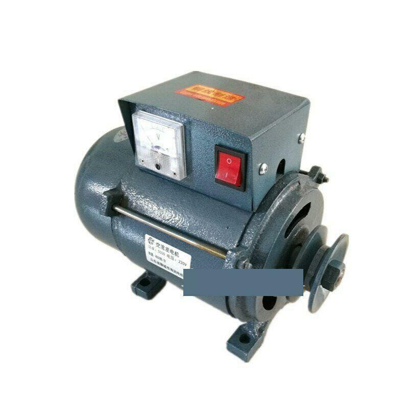 220V 7000W High-Power Permanent Magnet Lighting Generator with Pulley