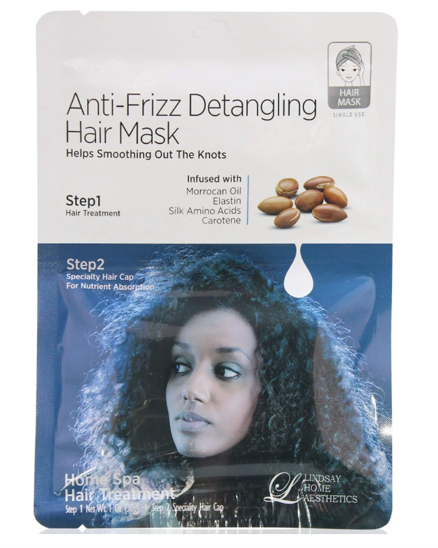 Lindsay Home Aesthetics Anti-Frizz Detangling Hair Mask-Infused with Moroccan