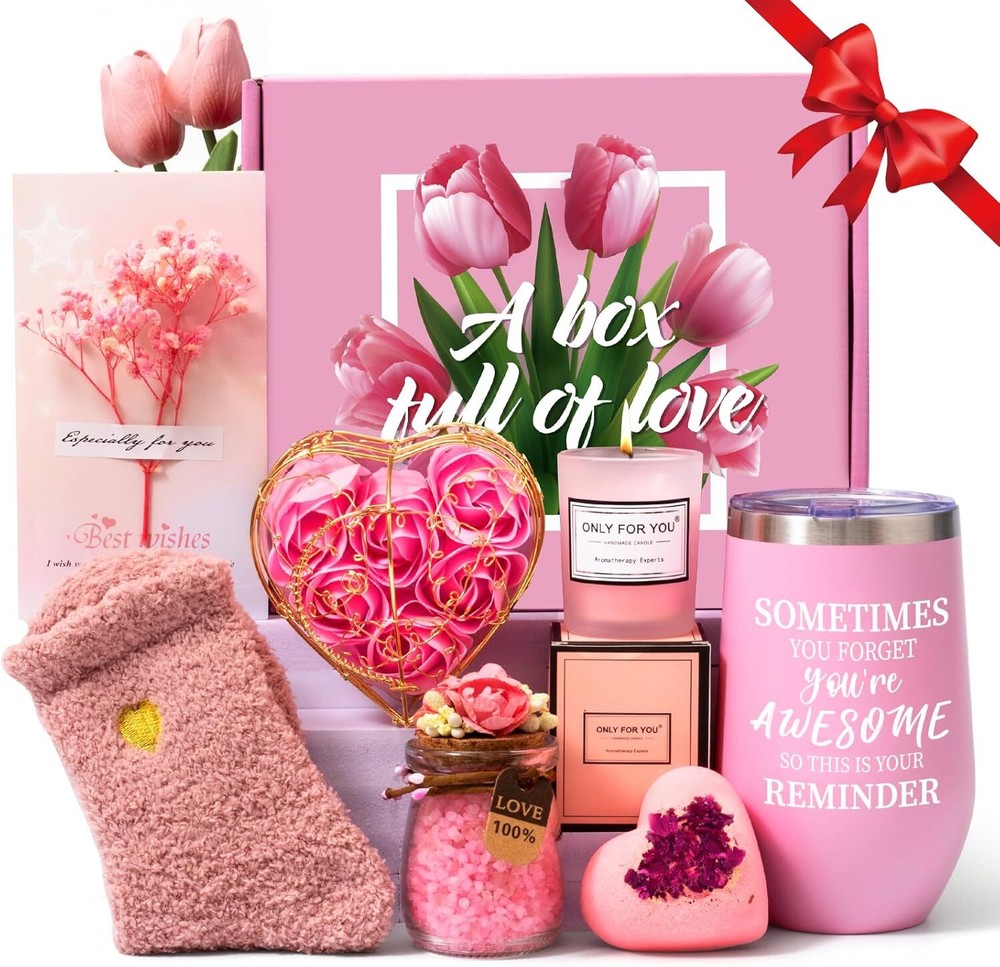 Valentines or Birthday Self Care Spa Gifts for Women - Relaxing Present-image