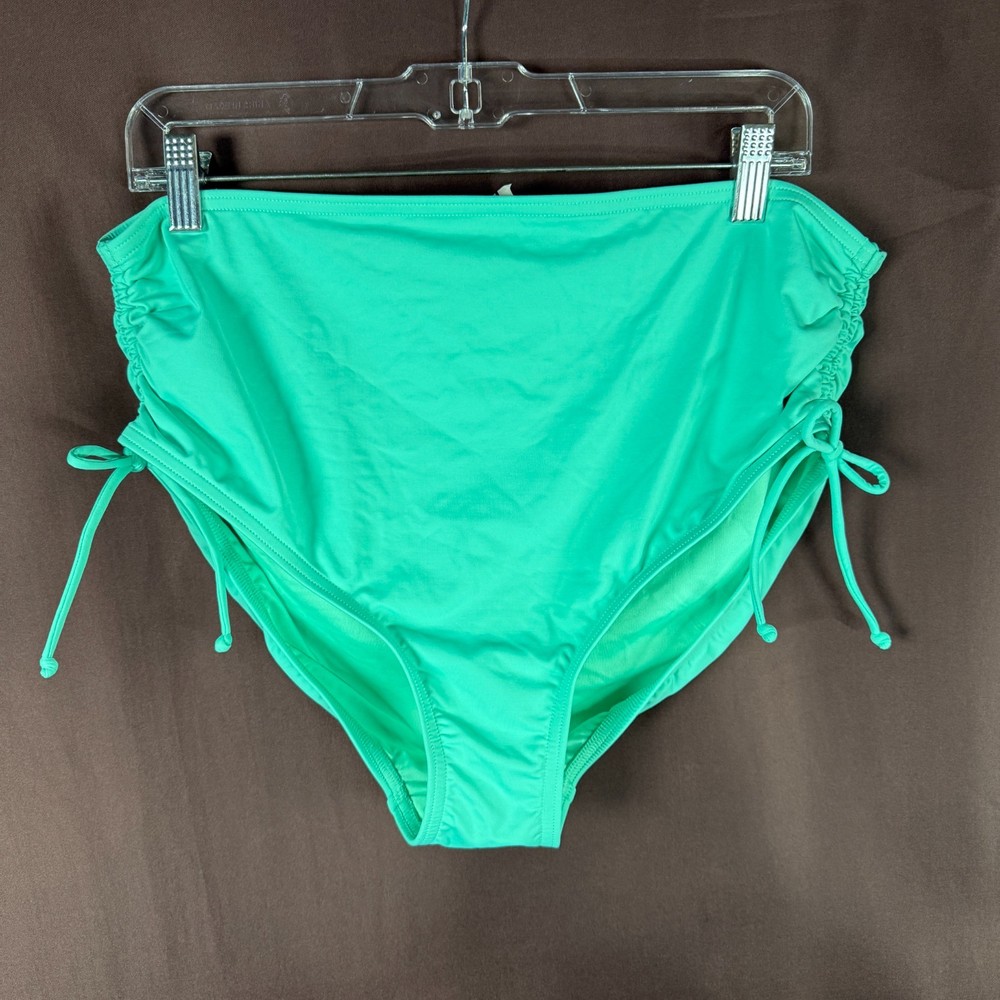 Lands End Womens Adjustable High Waisted Bikini Bottoms XS-L S-L LONG  