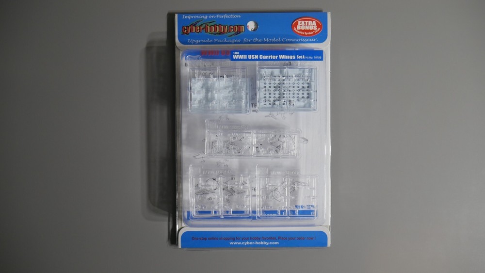 1/700 WWII USN Carrier Wings Upgrade Set A #7075B by Cyber Hobby-image