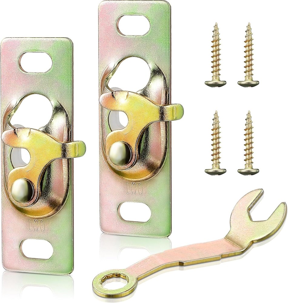 2-Pack Sliding Door Hangers with Pivot Wrench & Roller for Pocket Doors