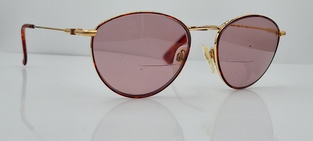 Vintage Rodenstock R0292 Tortoise Gold Oval Metal Sunglasses Japan FRAMES ONLY