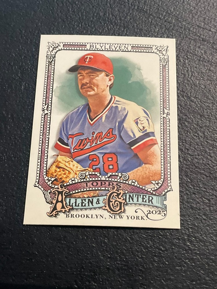 2025 Topps Allen & Ginter Short Print SP #341 Bert Blyleven, Minnesota Twins