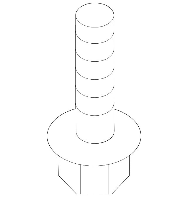 Genuine Mazda Engine Cradle Rear Bolt 9YA0-21-449 Replacement Part