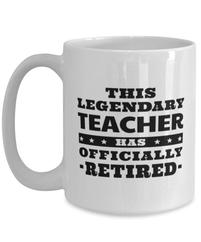 Retired Teacher Appreciation Gift Teacher Retirement Mug Retiring Teacher