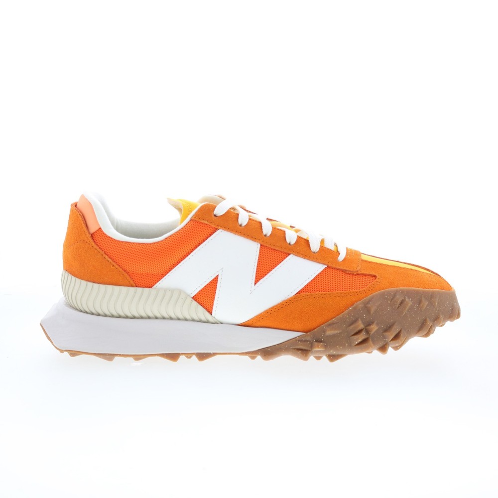 New Balance UXC72 UXC72SB Mens Orange Suede Lifestyle Sneakers Shoes