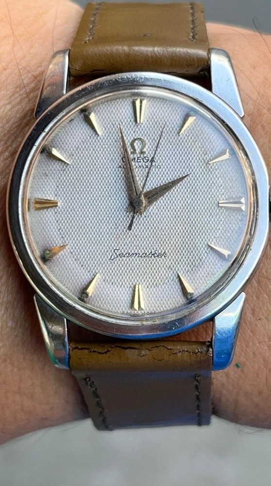 Vintage 1959 Omega Seamaster Automatic Ref 2846 Cal 501 Stainless Steel Watch