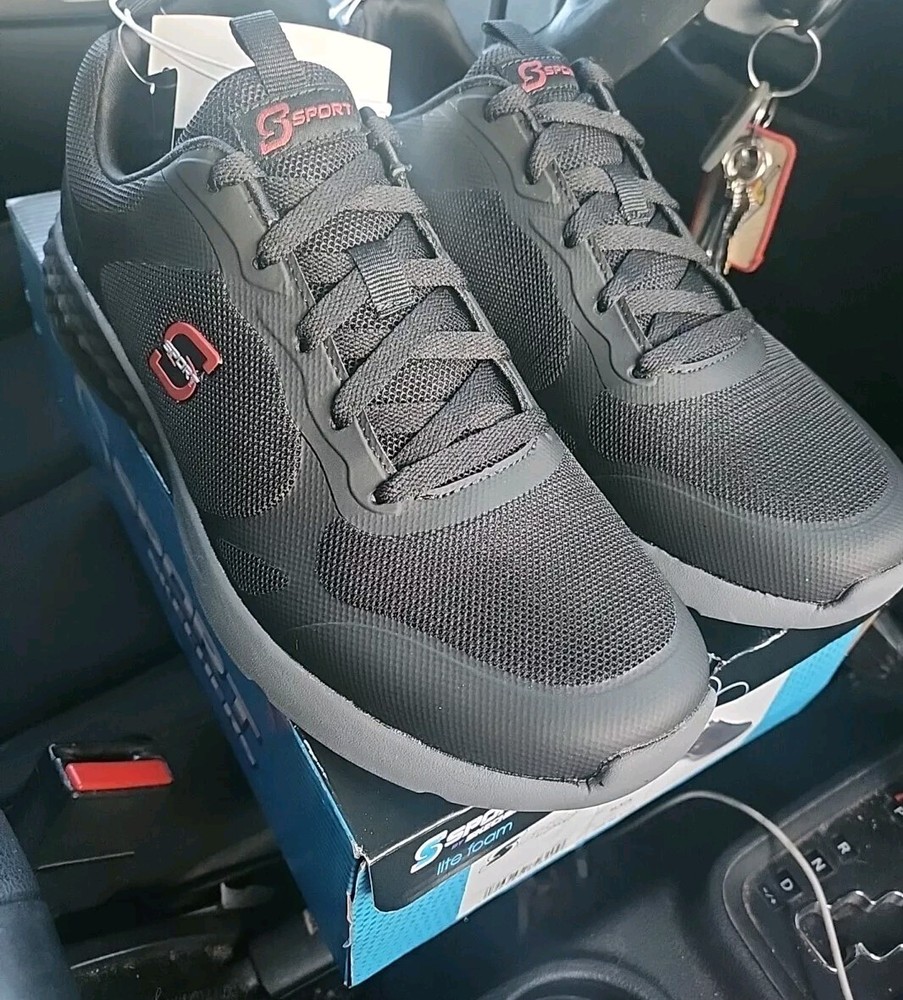 SKETCHERS  ..Air Cooled...MEN'S  TROY ..size 11,  Black..BRAND NEW!!!