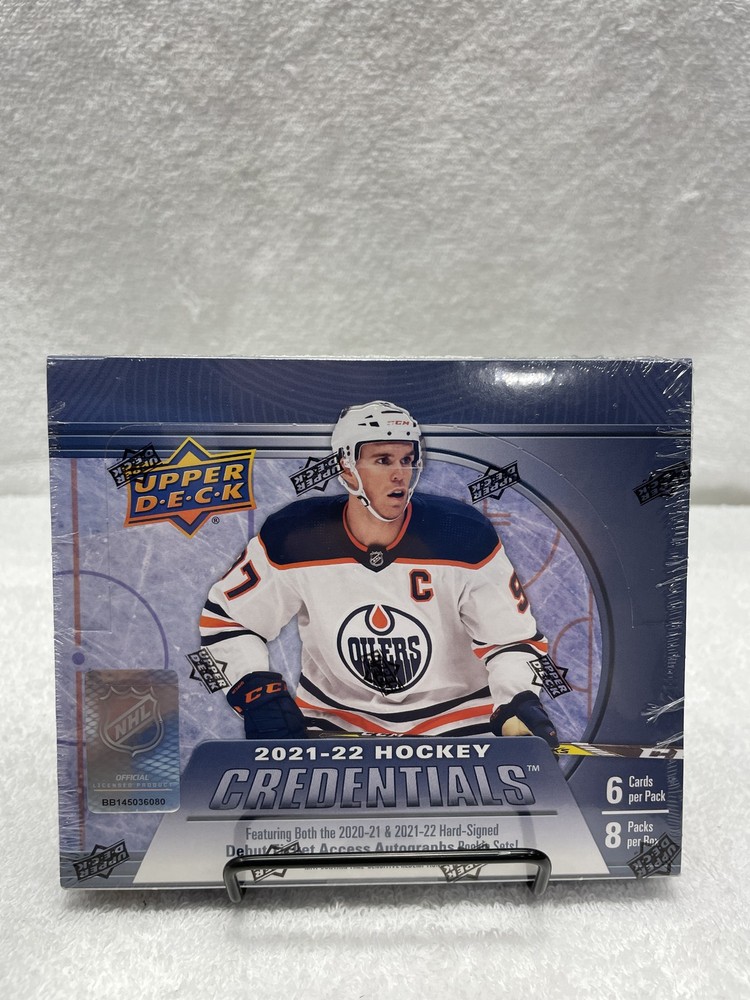 2021-22 Upper Deck Hockey Credentials Hobby Box