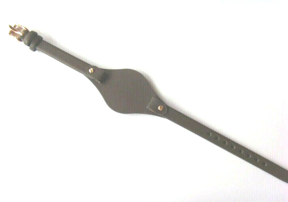 Fossil Original Replacement Leather Strap ES3077 Watch Band Grey 8 mm