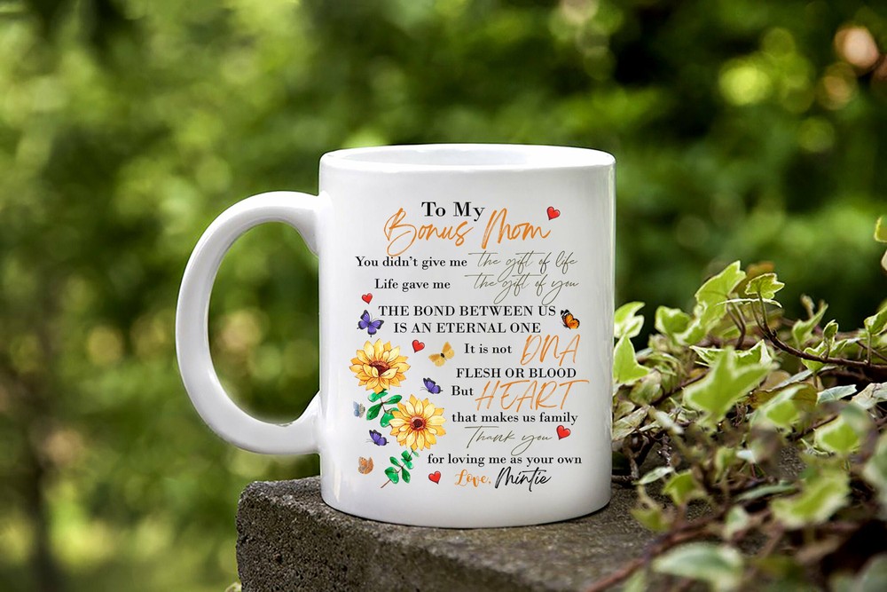 Mom Mug Mother's Day Mug To My Bonus Mom Mug Mothers Day Gift Bonus Mom Mug We