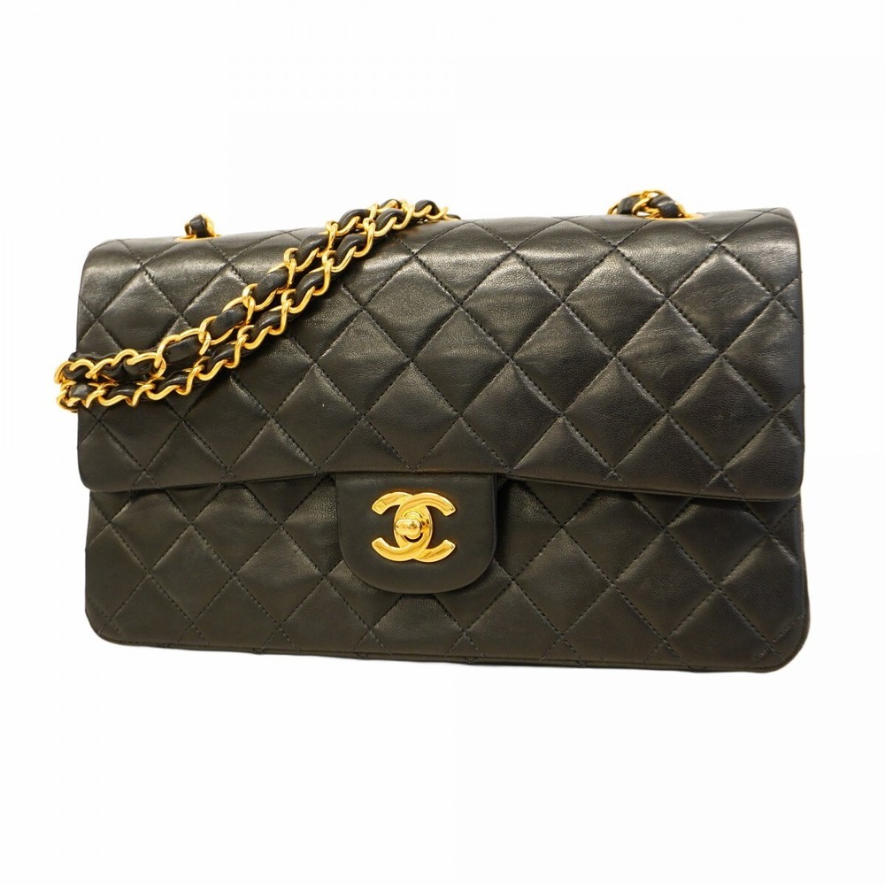 Chanel Lambskin Matelasse Shoulder Bag with Chain 666742