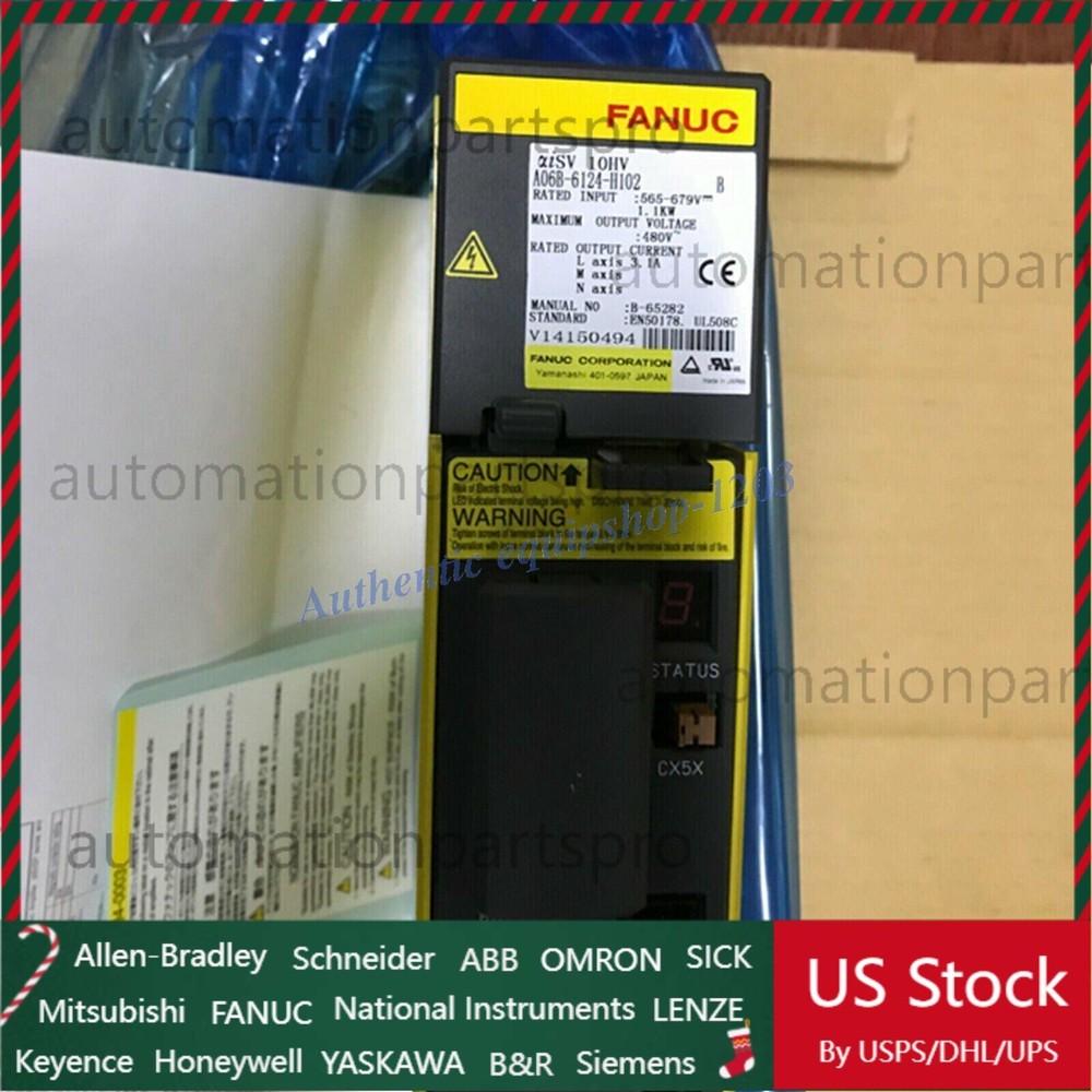 1PC New For Fanuc Servo Amplifier A06B-6124-H102 In Box Free Shipping DHL/FedEx